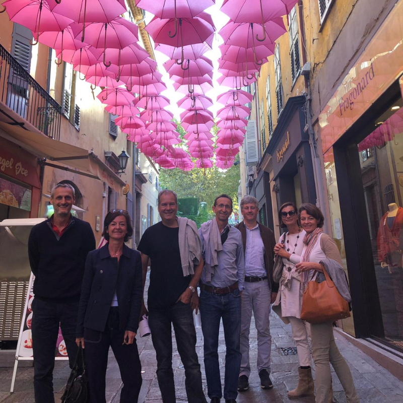 DÃ©couverte du village de Grasse rÃ©putÃ© pour le parfum avec un groupe